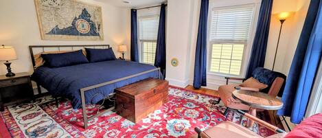 4 habitaciones, tabla de planchar con plancha, wifi y ropa de cama