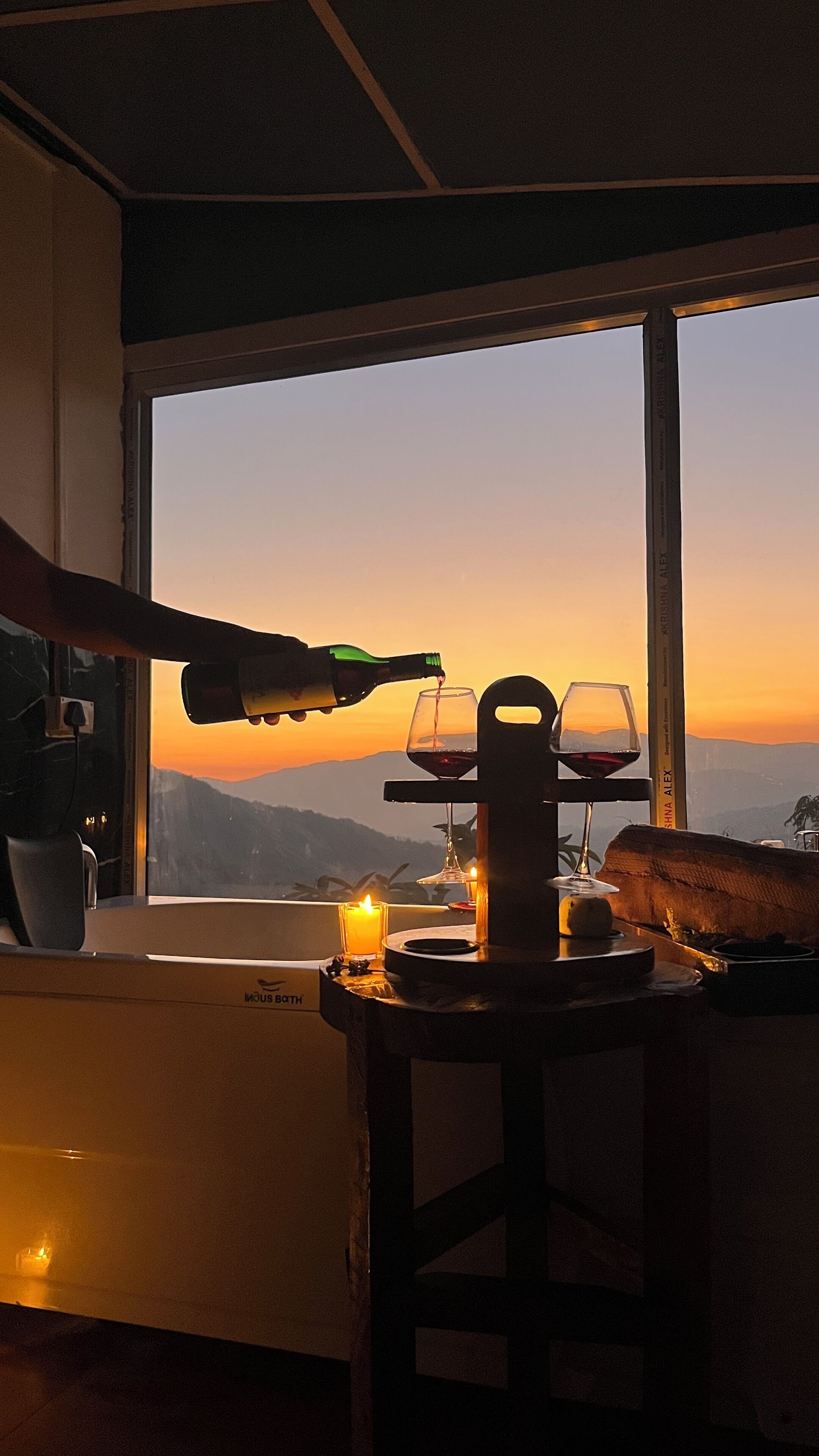 Luxury Double Room, Balcony, Mountain View | Champagne service