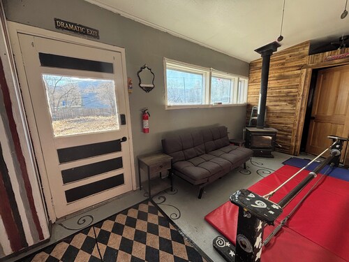 Circus inspired lodging studio supporting community, creativity, and connection.