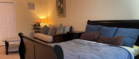 1 chambre, fer et planche à repasser, Wi-Fi, draps fournis