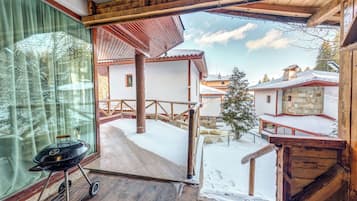 Outdoor banquet area