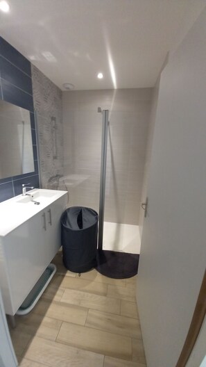Hair dryer, towels, toilet paper - Gîte de l'Herserie (Le Champ-Saint-Père)