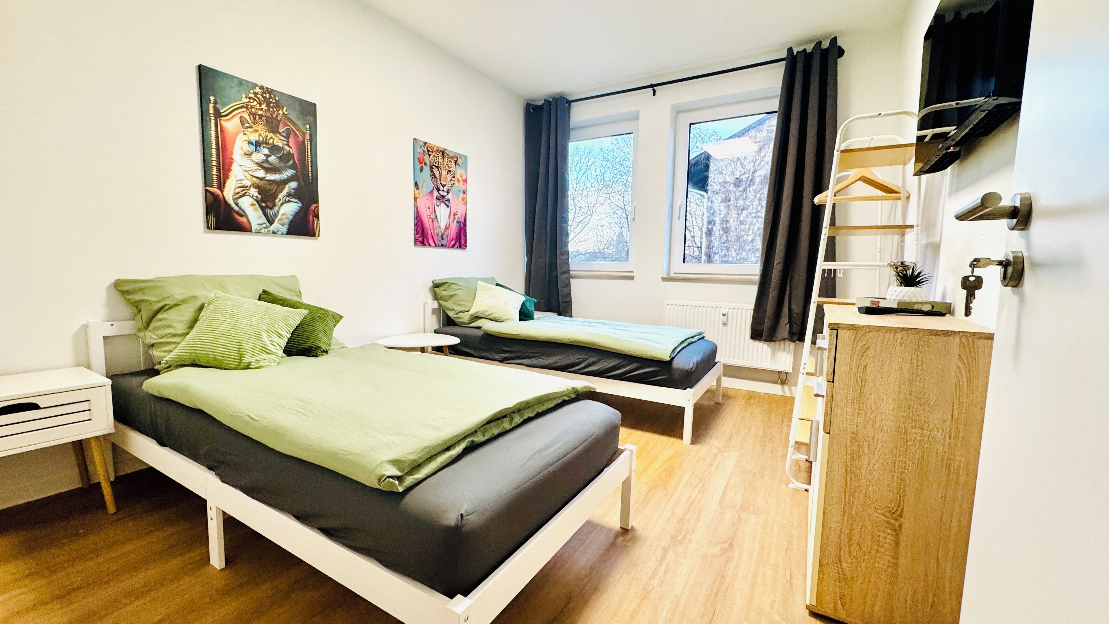 3 sovrum, gratis wi-fi och sängkläder