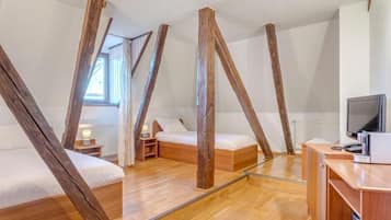 Twin Room | Desk, laptop workspace, iron/ironing board, free WiFi