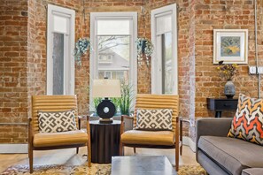 Smart TV, computer monitors - Highlands Square Modern 3BR – Yard, Grill & Garage (Denver)
