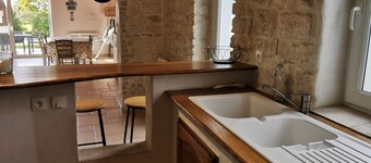 8-sleeper house with private pool at Saint-Benoit-sur-Mer