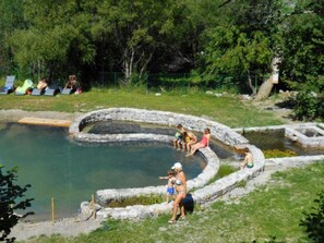 Pool - Cozy mobile home for 4 with garden furniture in Guillestre (Guillestre)