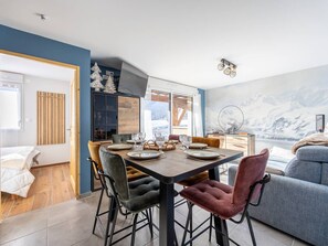 Dining - Apartment 6 pers Terrace and Wifi near lake (Génos-Val Louron)