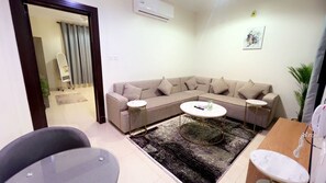 Apartment, 1 bedroom | Living area - Etlalet Al waha Serviced Apartment (Al Majmaah)