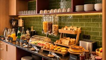 Daily continental breakfast for a fee