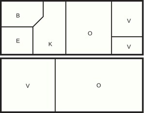House | Floor plan - 7 Person Holiday Home in Glesborg (Glesborg)