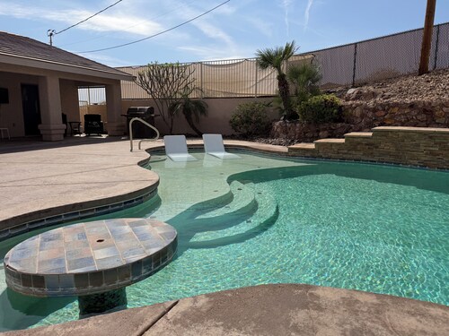 Oasis Home with Private Pool, Spa, Game Room, & Pet Friendly