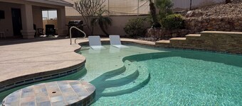 Oasis Home with Private Pool, Spa, Game Room, & Pet Friendly