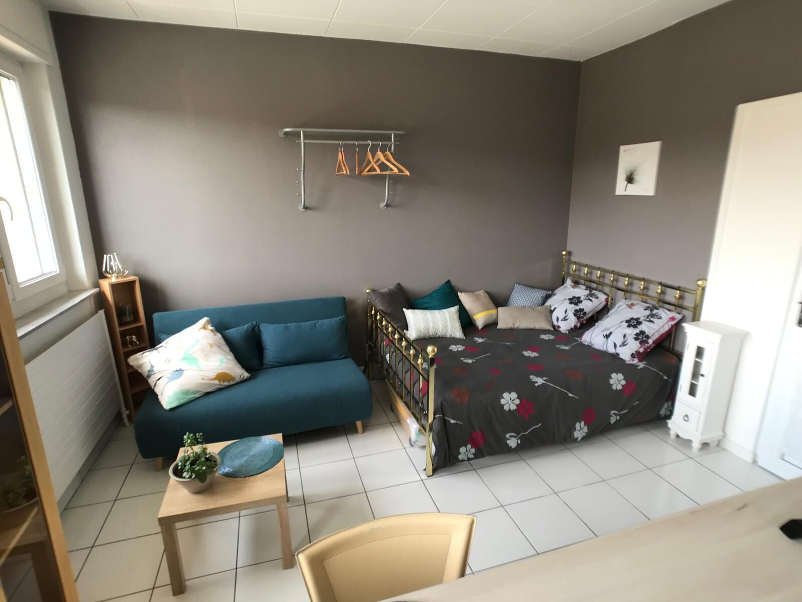 1 bedroom, iron/ironing board, Internet, bed sheets