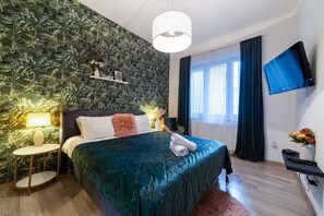 1 chambre, fer et planche à repasser, lit parapluie, Wi-Fi gratuit