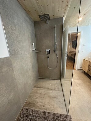 Hair dryer, towels, soap, toilet paper - Country house on Lake Weissensee (Füssen)
