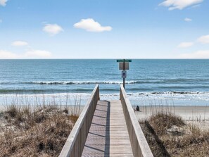 Beach nearby, sun-loungers