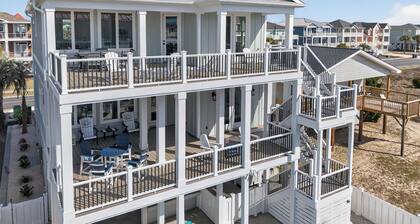 Brand New 2026 Luxury 5BR 2nd Row Private Pool Tiki Bar 2 LRs All BRs Ensuite