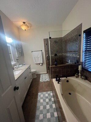 Towels, toilet paper - Beautiful home with pool on a lake (Brandon)