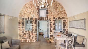 Luksus-villa - 1 soveværelse - privat pool - havudsigt | Opholdsområde