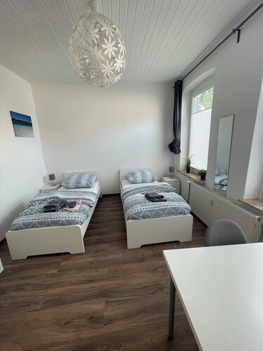 2-room ground floor apartment with terrace in Stade (15 min walk to the train station)