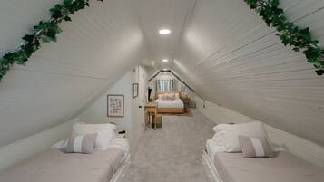 3 habitaciones, tabla de planchar con plancha, cuna de viaje y wifi