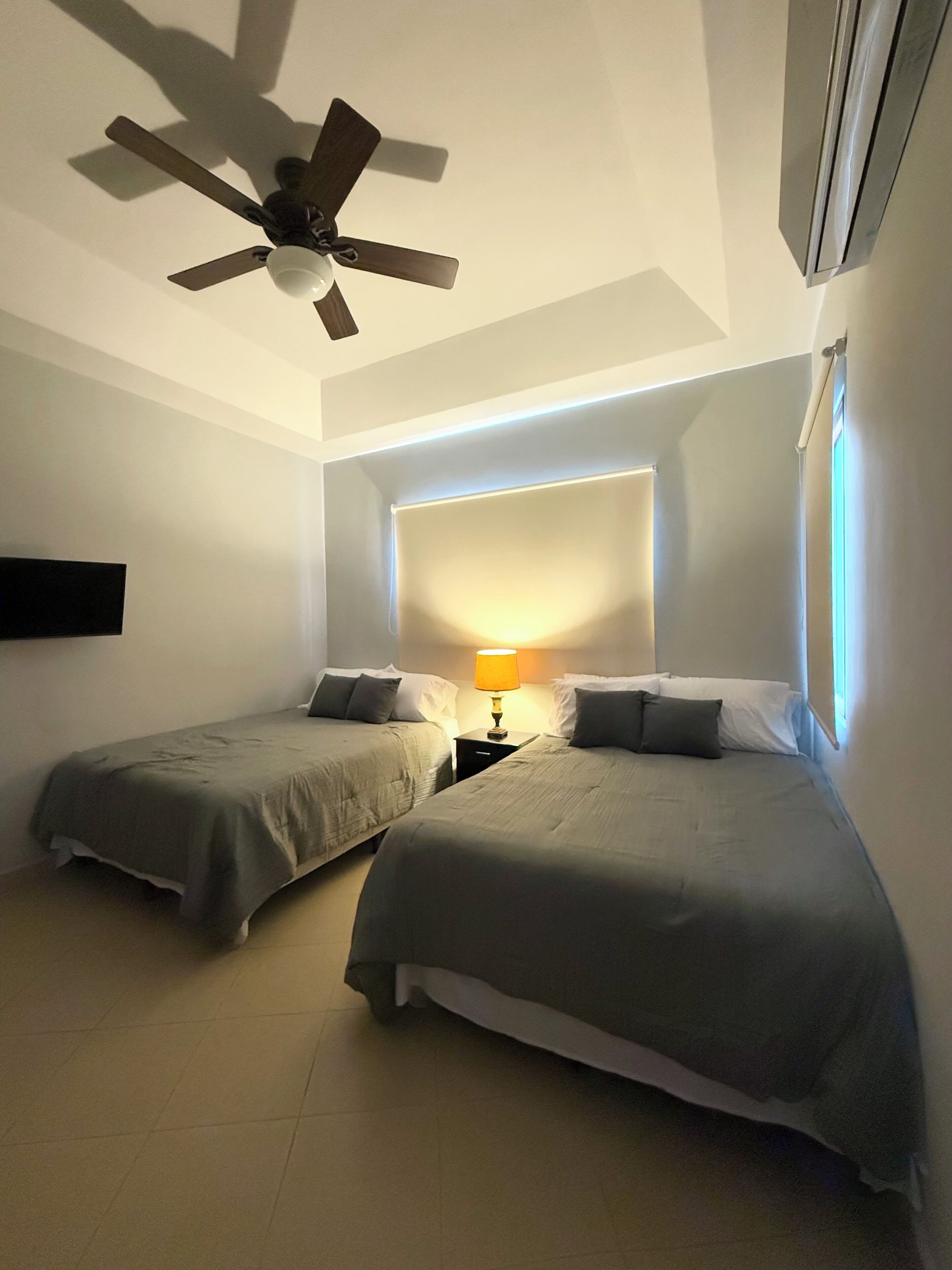 Standaard tweepersoonskamer, 2 queensize bedden, niet-roken