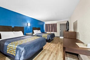 Standard Double Room, 2 Queen Beds, Non Smoking | Free WiFi - Red Carpet Inn and Suites (Bellmawr)