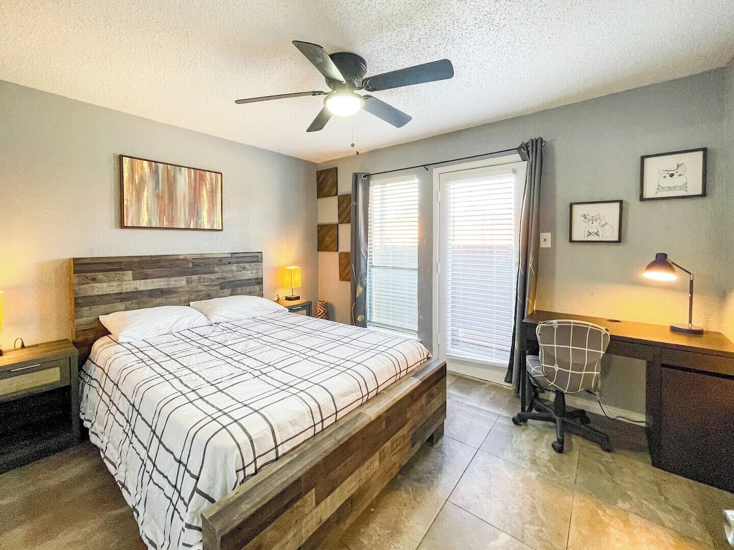2 habitaciones, tabla de planchar con plancha y wifi gratis 