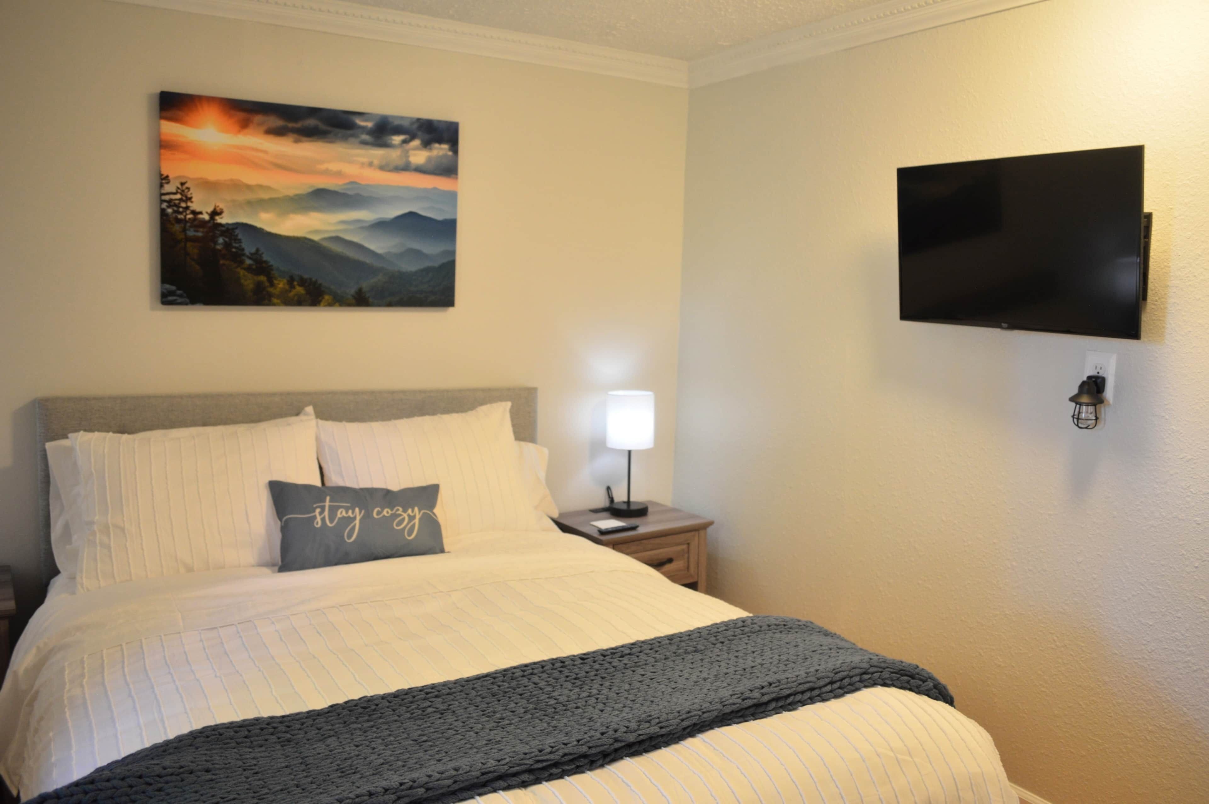 2 bedrooms, iron/ironing board, free WiFi, bed sheets