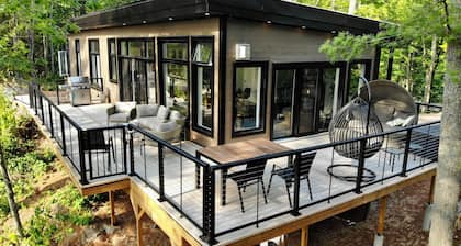 White Pine Cottage at Lac du Cerf - a bright, modern, cozy place to unwind.