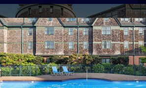 Indoor pool, outdoor pool