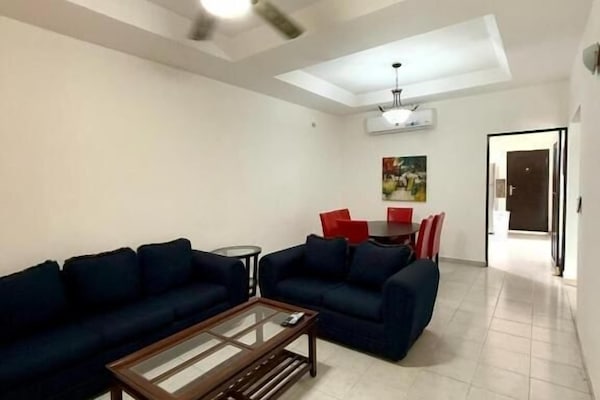 Apartamento família, 2 quartos, para não fumantes, sacada | Parte interna