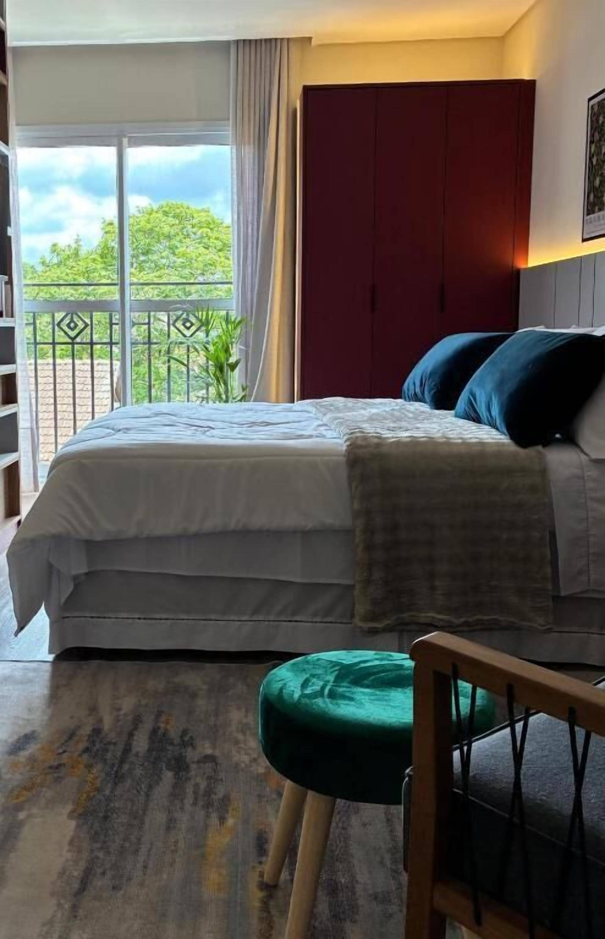 华丽开间, 1 张大床和 1 张沙发床, 空调 | 特色家居、办公桌、笔记本电脑工作区、遮光窗帘