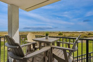 Outdoor dining - Direct Oceanfront + Stunning 2026 Renovation! (Hilton Head Island)