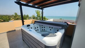 Family Condo, Beach View | Terrace/patio - Serenity Beach Annex (Accra)