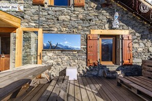 Outdoor dining - Chalet D'alpage Ibex (SAINT MICHEL DE MAURIENNE)