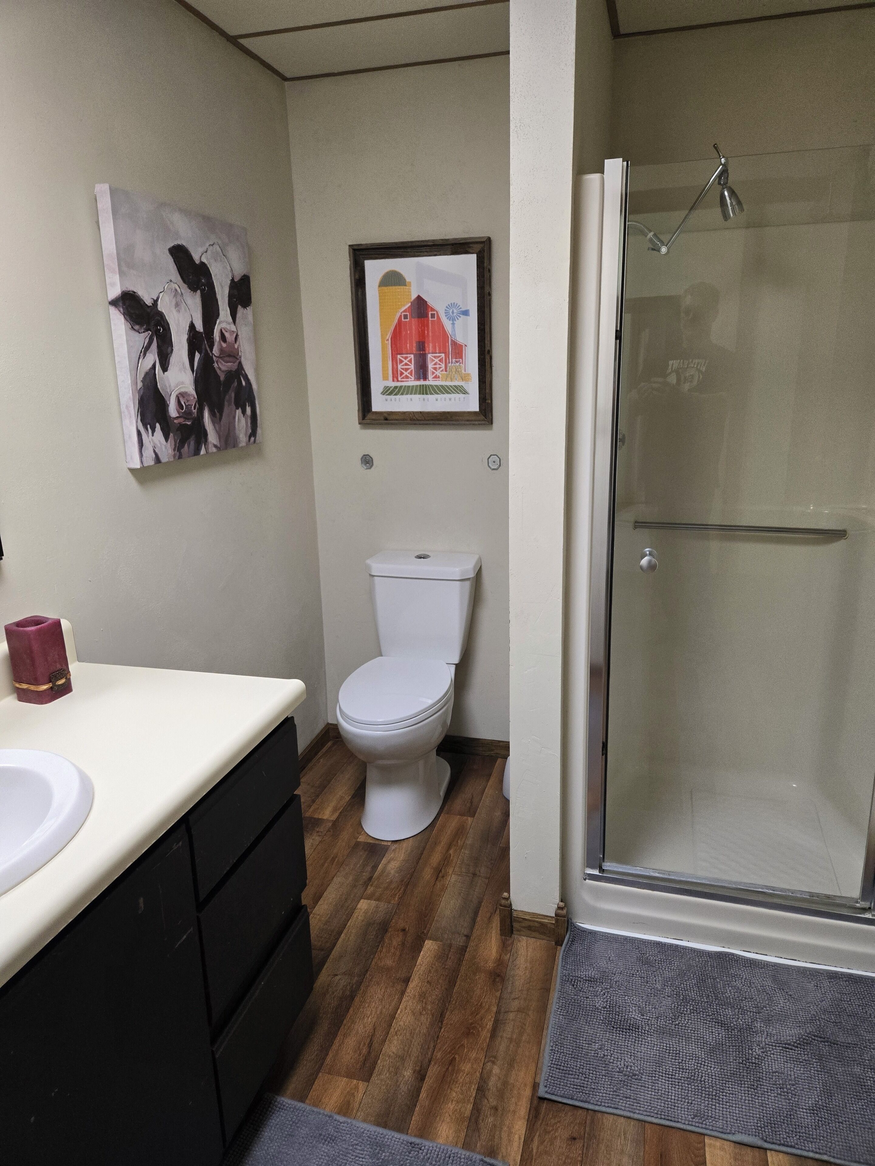 淋浴设施、毛巾、卫生纸