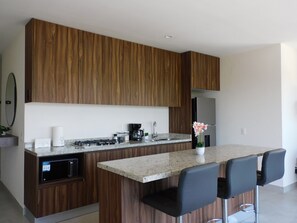 Private kitchen - ALTEA CONDOMINIUMS (Puerto Vallarta)