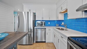 Private kitchen - Oceanfront Holden Beach - 3BR, Private Pool, Sleeps 10 (Holden Beach)