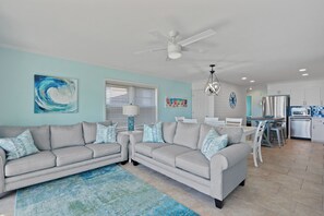 Smart TV - Oceanfront Holden Beach - 3BR, Private Pool, Sleeps 10 (Holden Beach)