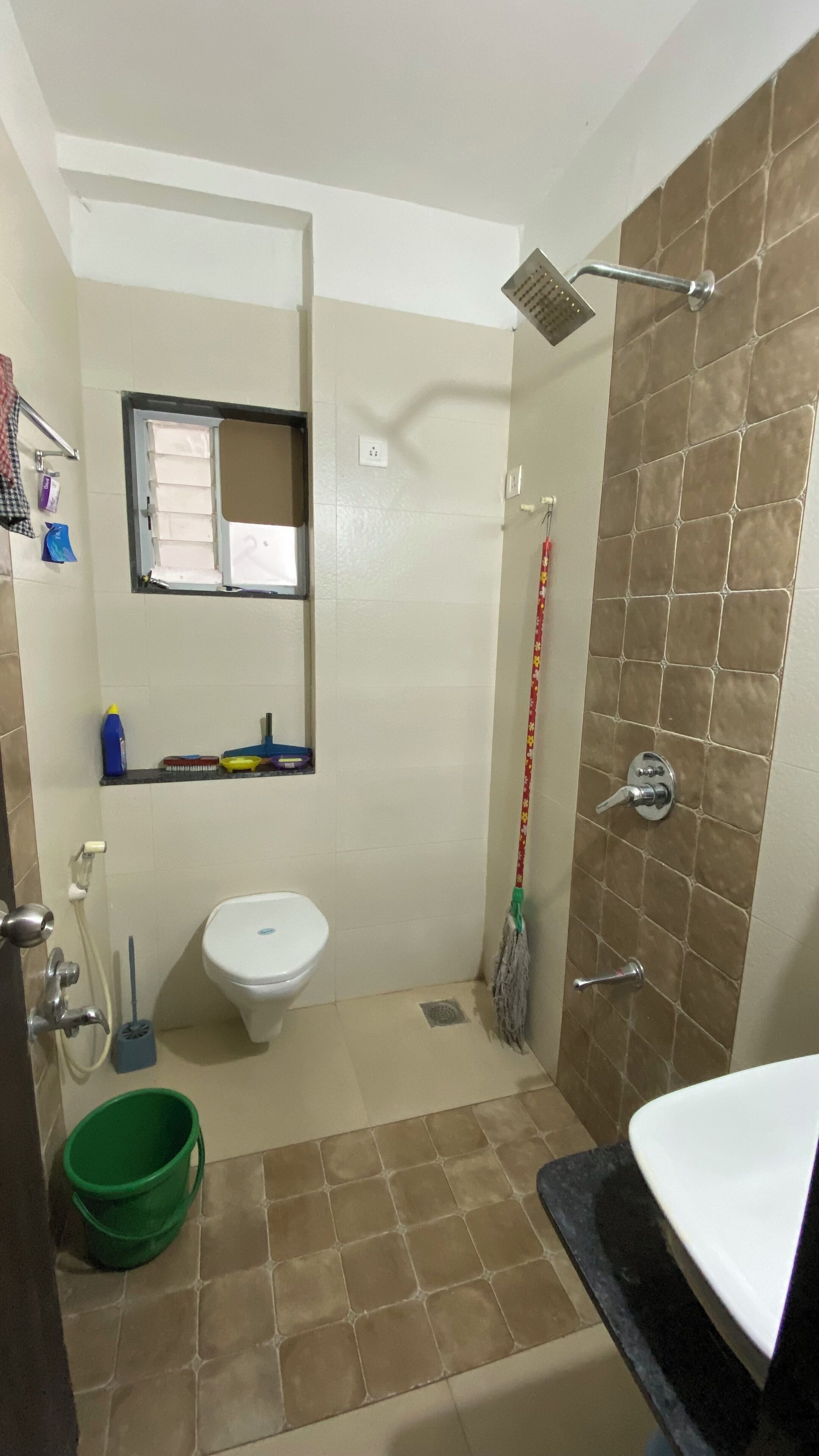 Douche, sèche-cheveux, bidet