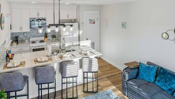 Microwave, oven, stovetop, toaster