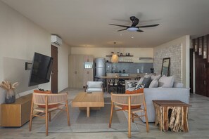 Living area - Private Pool Paradise in Aldea Zama 2BR (Tulum)