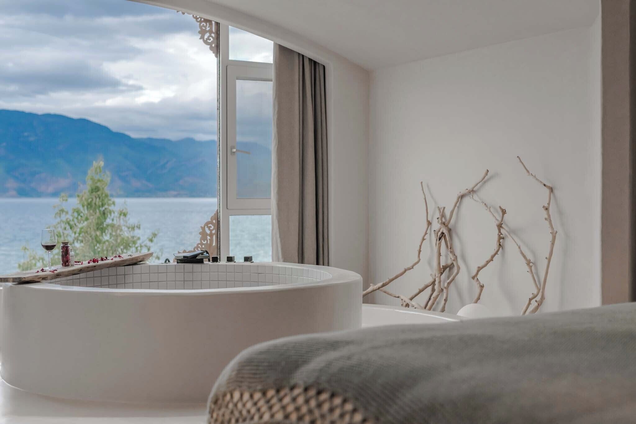 Romantisches Doppelzimmer, Seeblick | Ausblick vom Zimmer