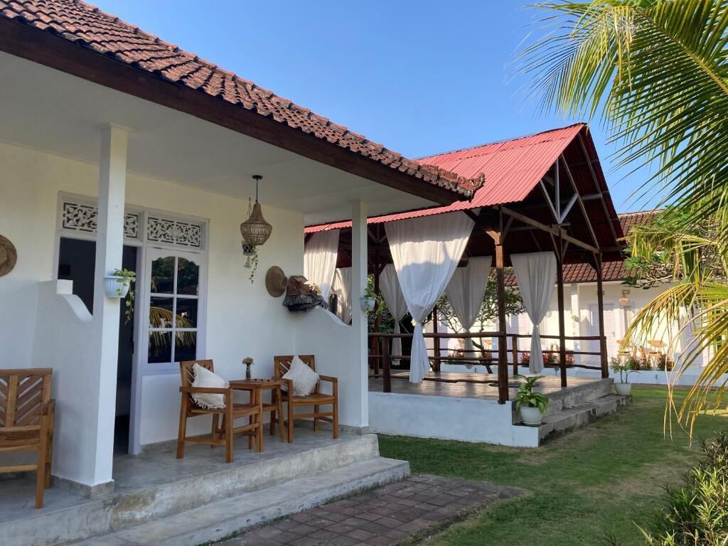 Deluxe Double Room, Pool View | Terrace/patio