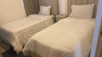 Iron/ironing board, WiFi, bed sheets