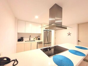 Deluxe Double Room, 2 Bedrooms, Balcony, Beachside | Private kitchen - Amaterra 304D Los Cabos (Cabo San Lucas)