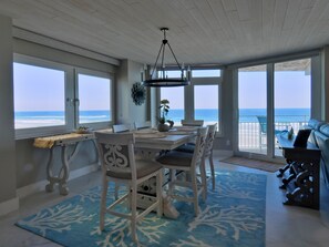 Dining - Popular Blue Surf OceanFront 3/3 Luxury Remodeled Views Views VIews (Daytona Beach)