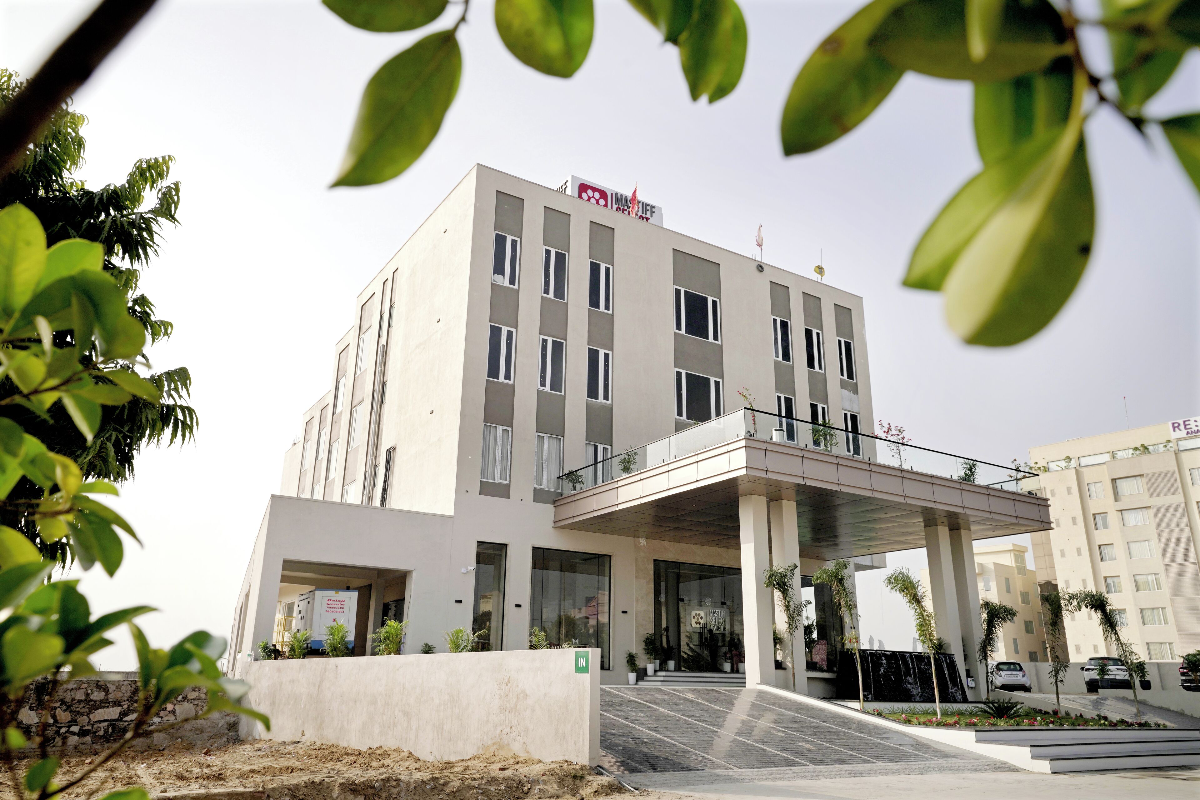 Voorkant van accommodatie